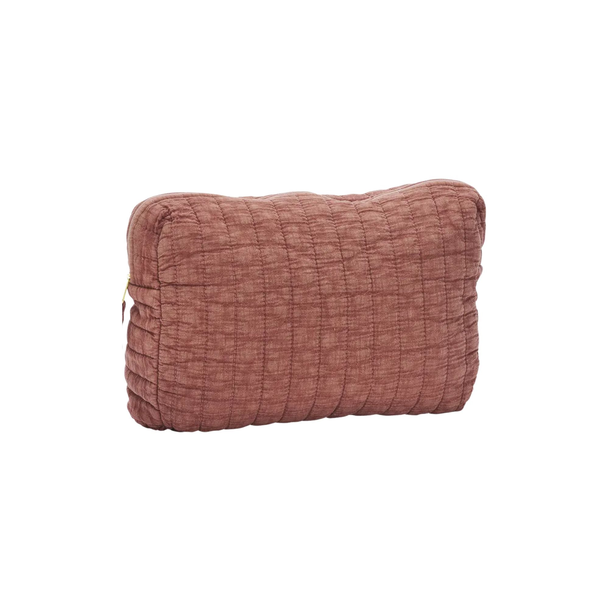 Madam Stoltz, Trousse matelassé - Rose