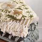 Madam Stoltz, Couvre lit en coton brodé - Suzani