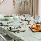 Magic Linen, Nappe en lin 150x250 - Matcha Green