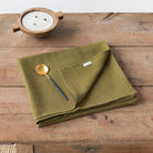 Magic Linen, Nappe en lin 150x250 - Olive