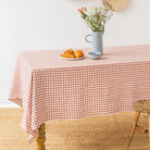 Magic Linen, Nappe en lin 150x250 - Vichy Clay