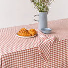 Magic Linen, Nappe en lin 150x250 - Vichy Clay