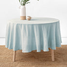 Magic Linen, Nappe ronde en lin - Dusty Blue