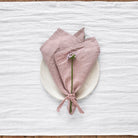 Magic Linen, Nappe ronde en lin - Woodrose