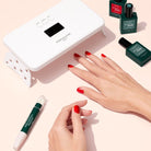 Manucurist, Coffret Pro Green Flash - Hortencia & Poppy Red