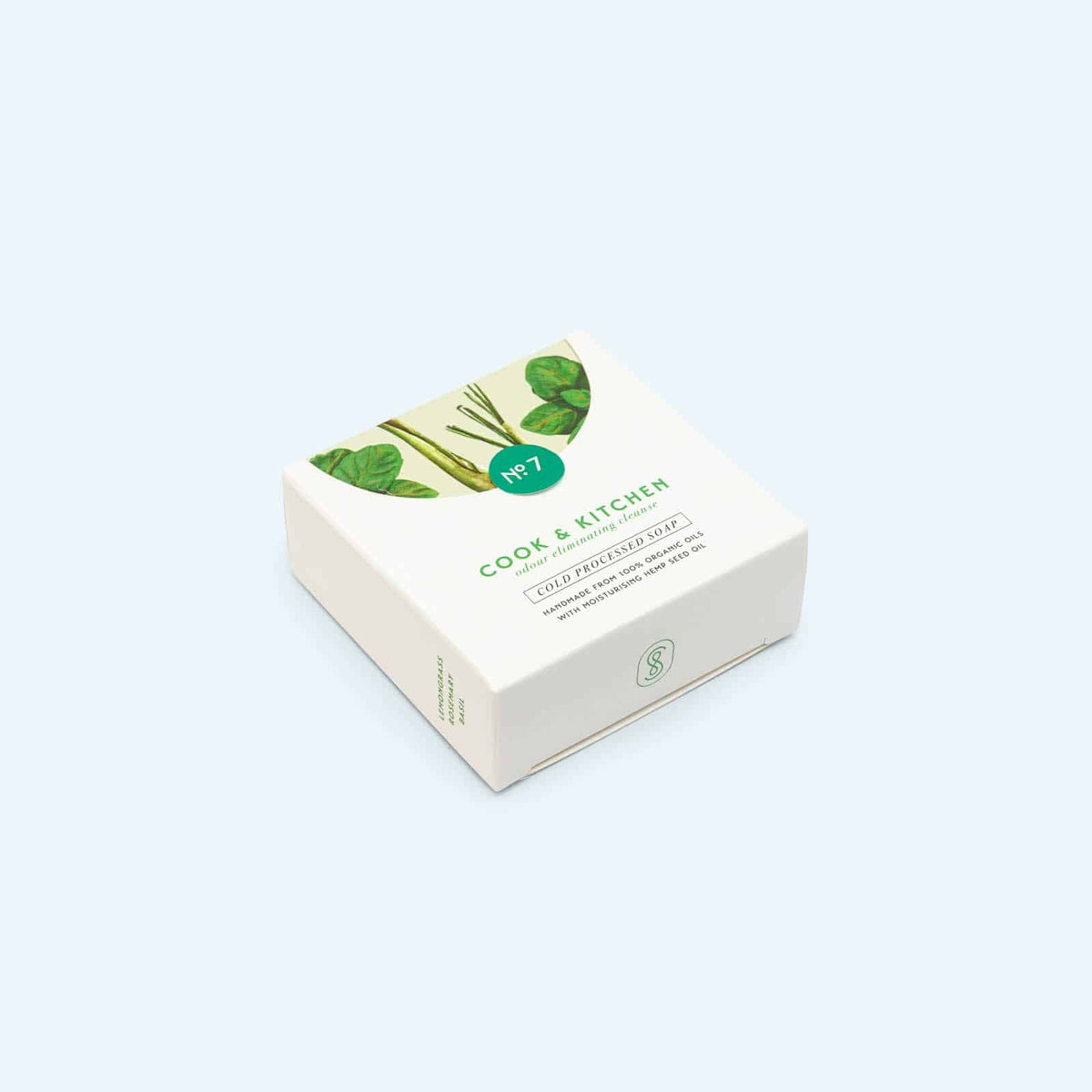 Savon Stories, Savon Bio & Naturel Désodorisant au Basilic - N°7 Le Purifiant - 50 g