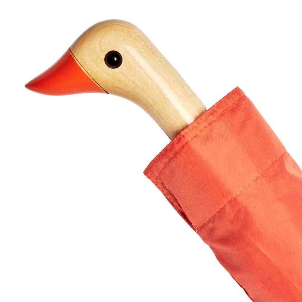 Original Duckhead, Parapluie à manche tête de Canard - Peach