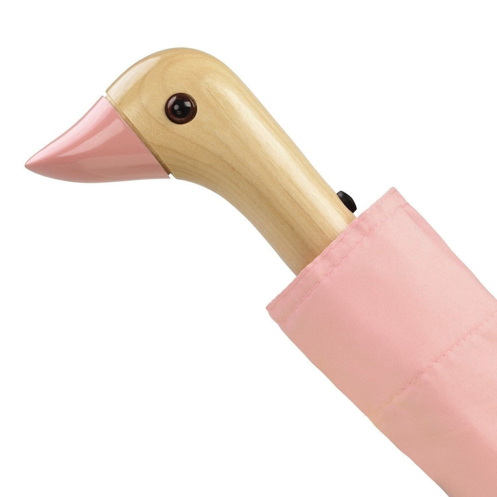 Original Duckhead, Parapluie à manche tête de Canard - Rose