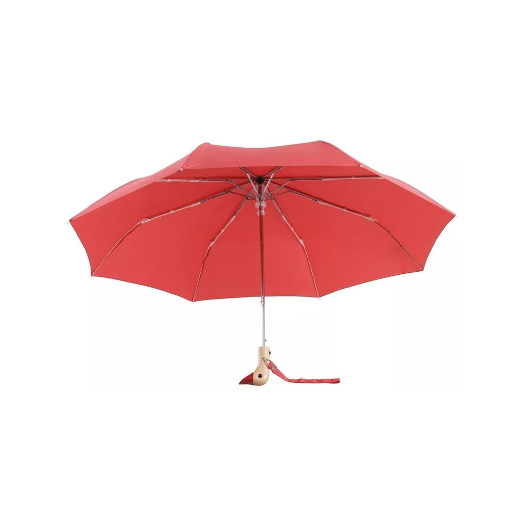 Original Duckhead, Parapluie à manche tête de Canard - Rouge