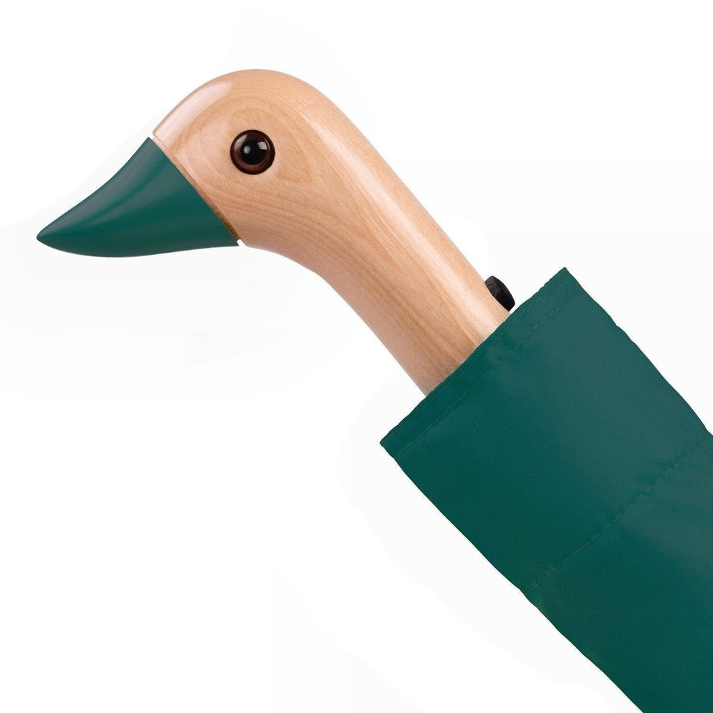 Original Duckhead, Parapluie à manche tête de Canard - Vert Forêt