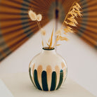 Oustao, Soliflore en céramique - Mediterranea Rayures
