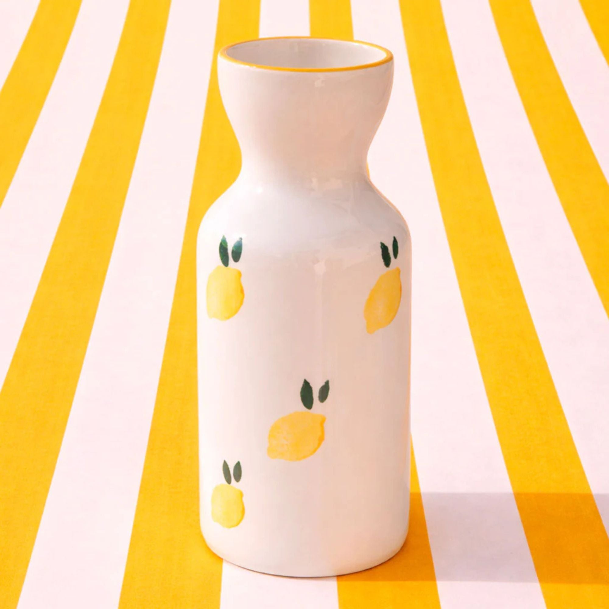 Oustao, Vase totem en céramique - Mediterranea Citron