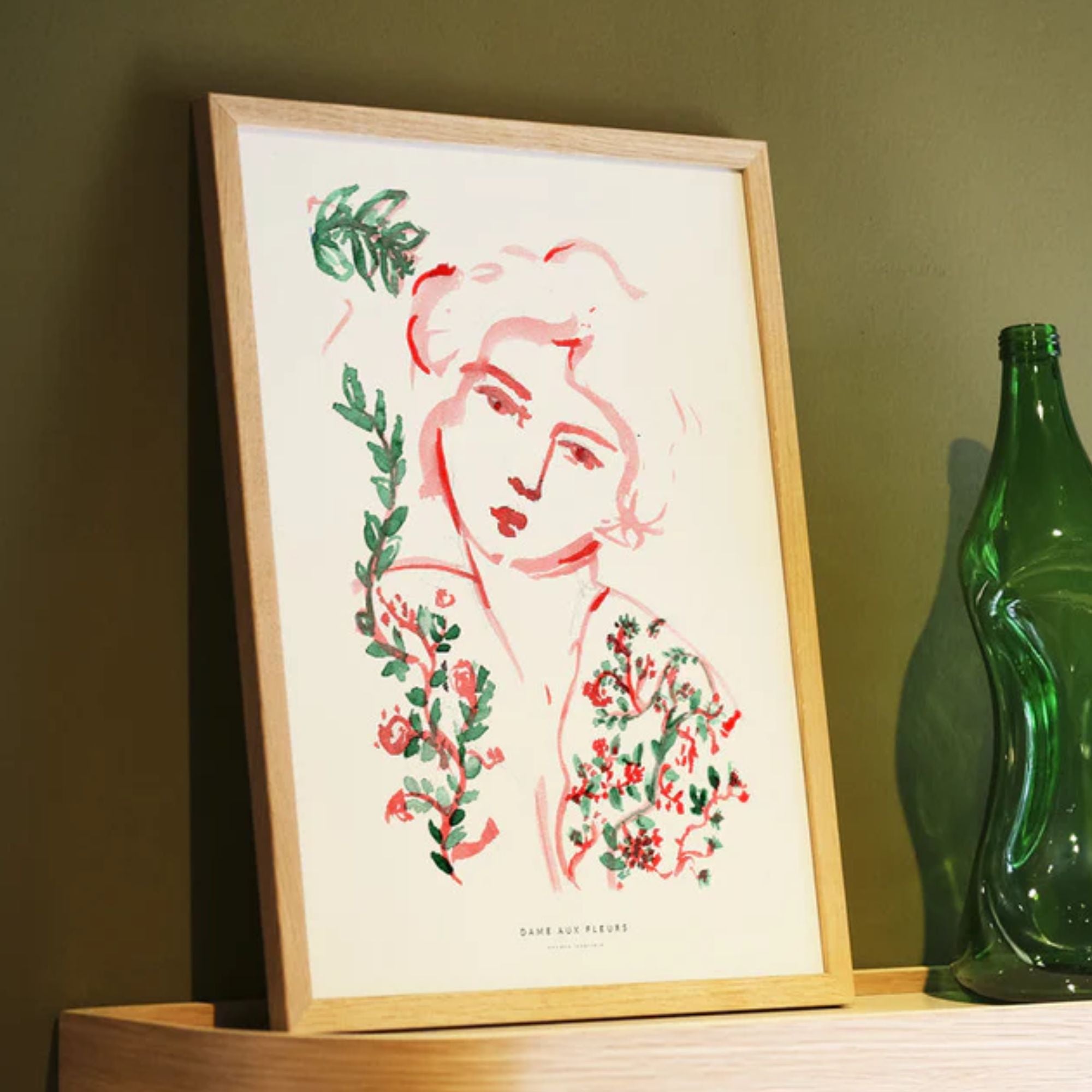 PSTR Studio, Affiche - Coco, Dame aux fleurs