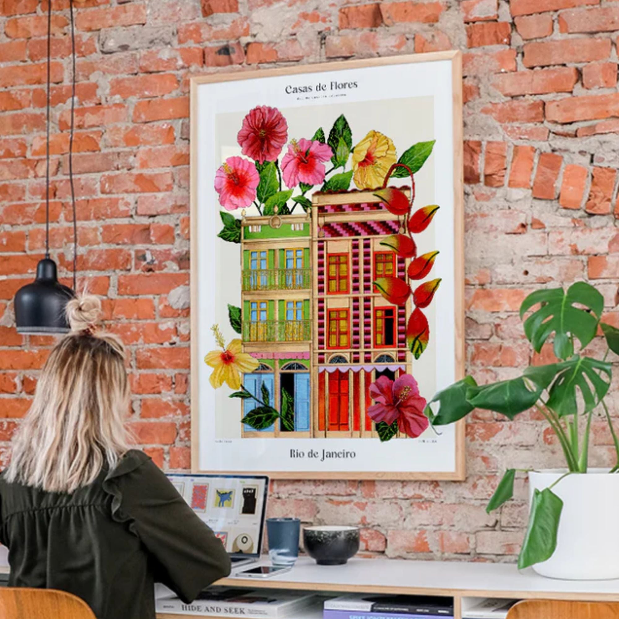 PSTR Studio, Affiche - Maria Matos, Flower Houses Rio de Janeiro