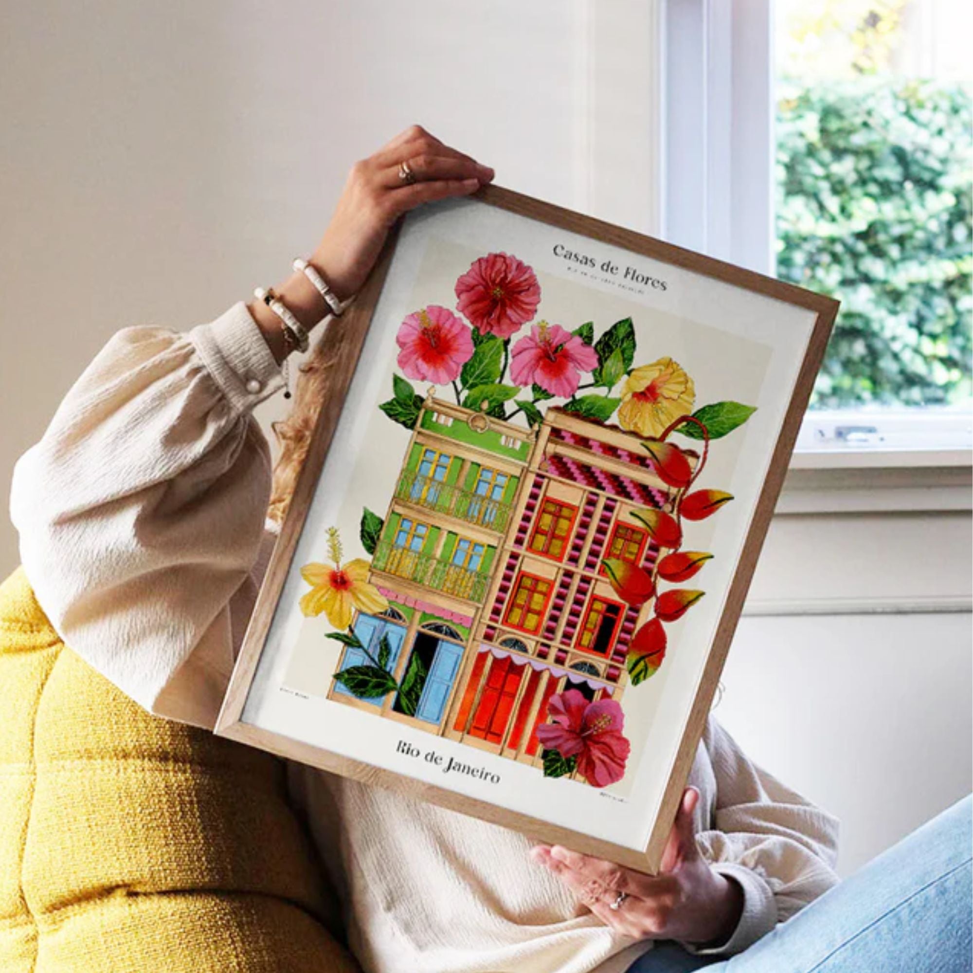 PSTR Studio, Affiche - Maria Matos, Flower Houses Rio de Janeiro