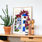 PSTR Studio, Affiche - Maria Matos, Flower Houses Santorini