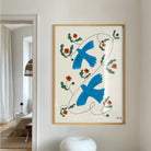 PSTR Studio, Affiche - Madelen Möllard, Blue Doves with Poppies