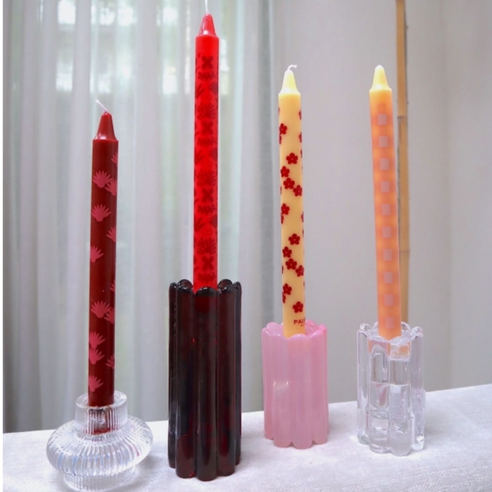 Palette Amsterdam, Coffret de 4 bougies  - Velours Luxueux