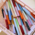 Palette Amsterdam, Coffret de 4 bougies torsadées - Amoureux à Paris