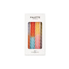 Palette Amsterdam, Coffret de 4 bougies torsadées  - Des champs en fleurs