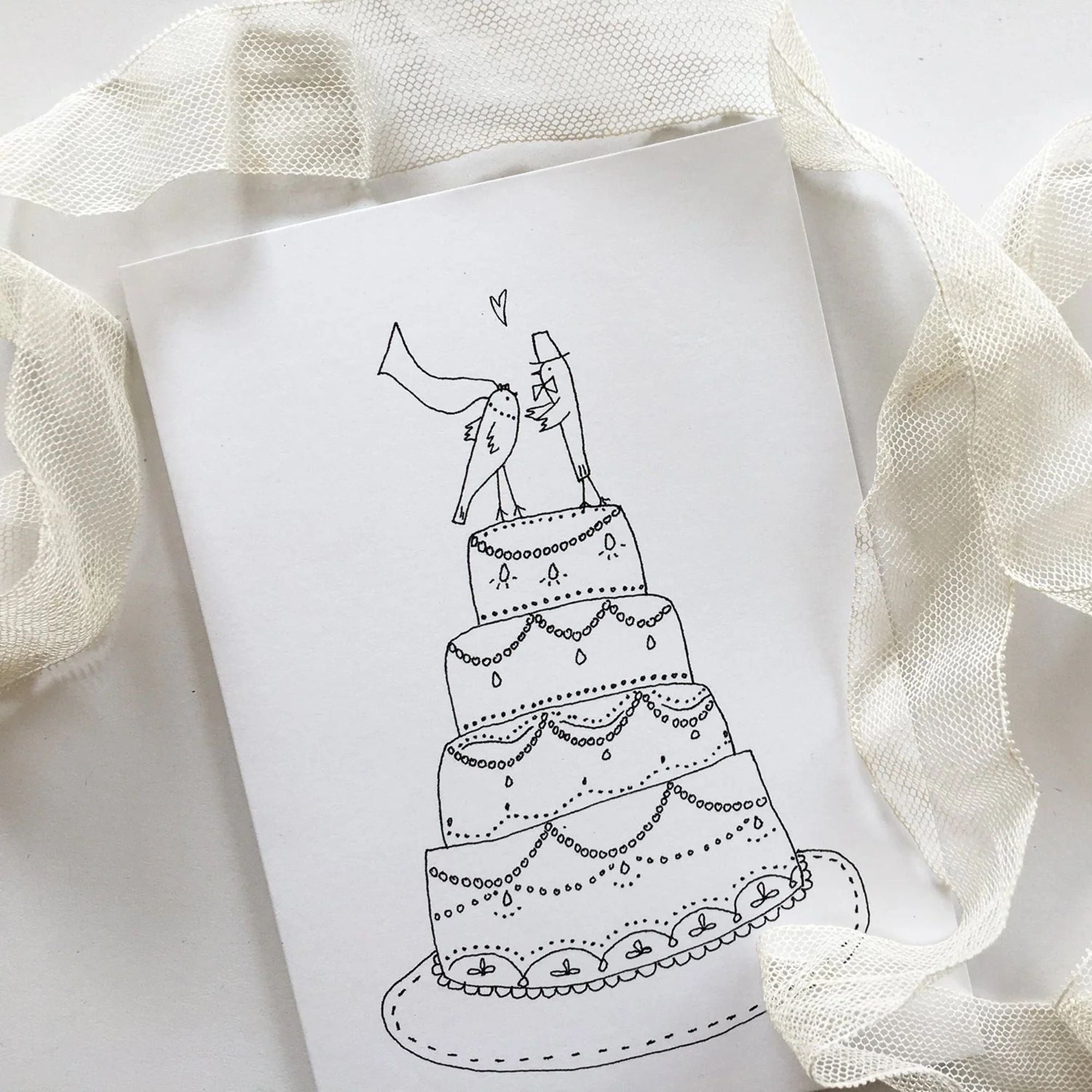 Papillonnage, Carte - Noces d'oiseaux