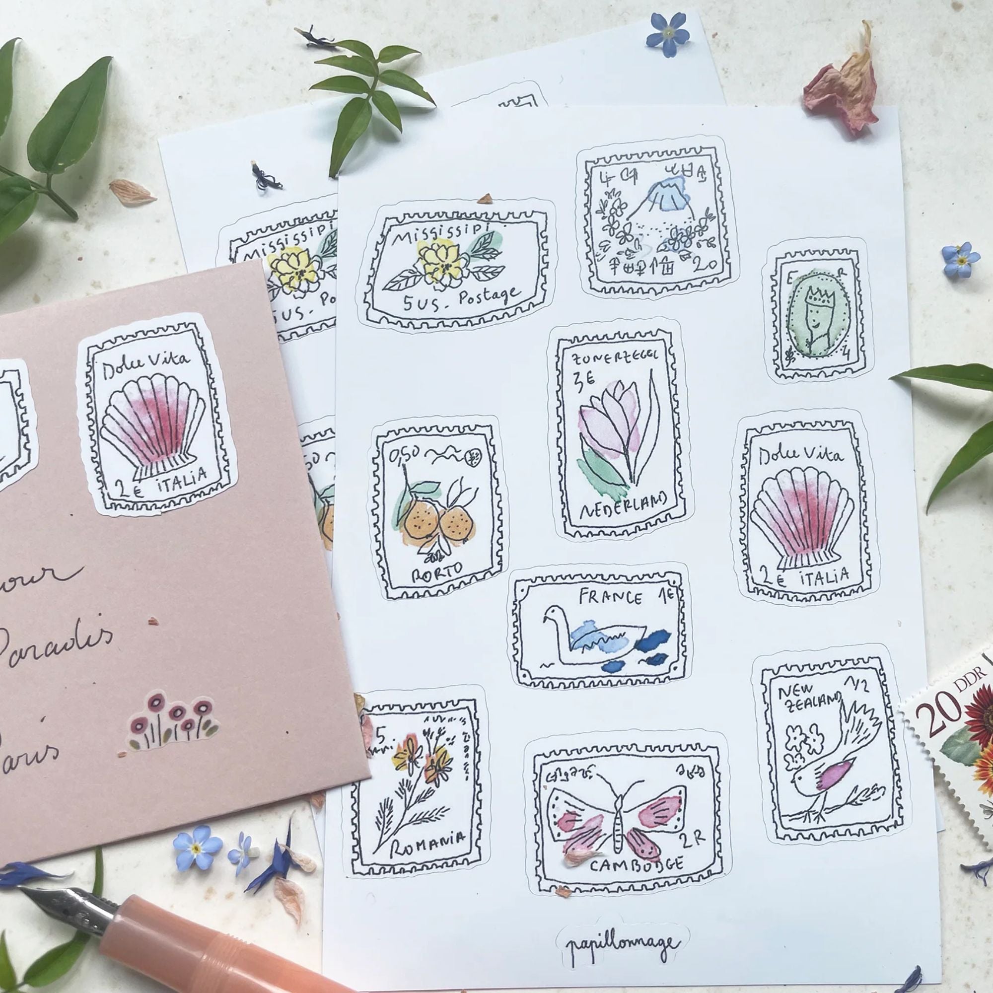 Papillonnage, Carte - Je suis loin