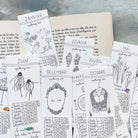 Papillonnage, Calendrier marque-page 2026