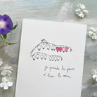 Papillonnage, Carte - A bras le coeur 