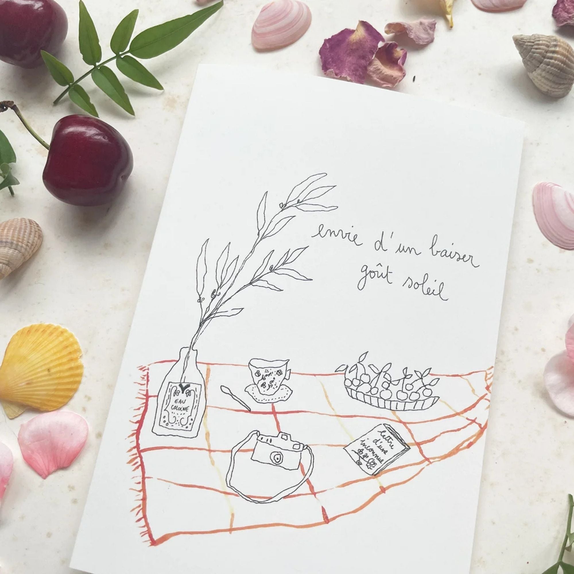 Papillonnage, Carte - Goût soleil