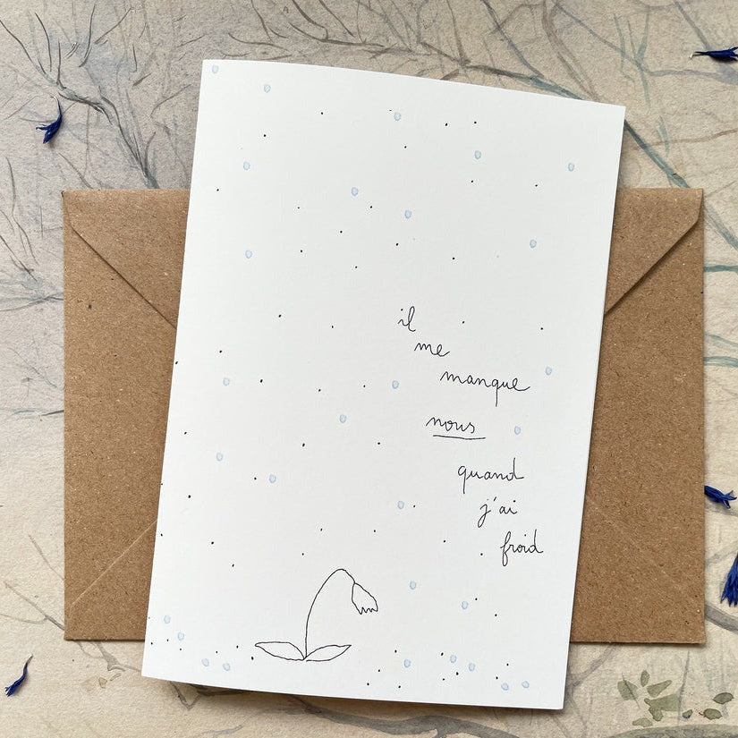 Papillonnage, Carte - J'ai froid