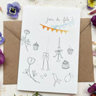 Papillonnage, Carte - Jour de fête