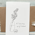 Papillonnage, Carte - T'écrire