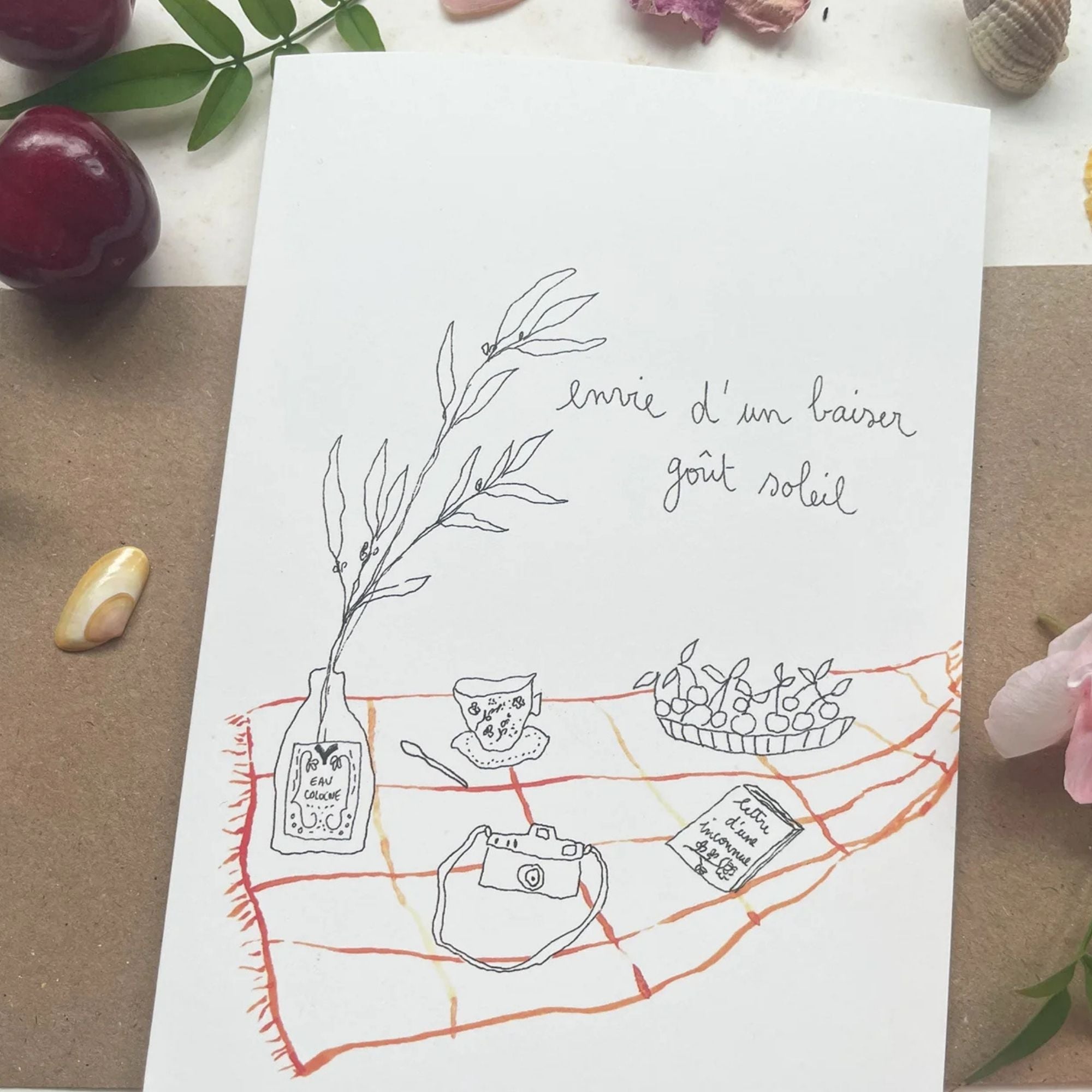 Papillonnage, Carte - Goût soleil