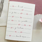 Papillonnage, Carte - En pointillés