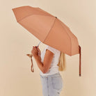 Original Duckhead, Parapluie à manche tête de Canard - Mousse Moka