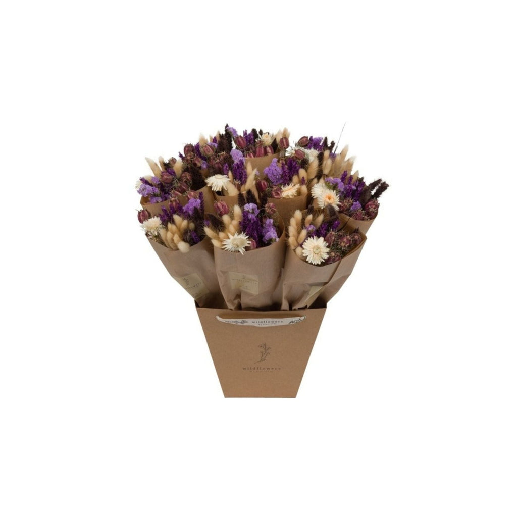 Petit bouquet de fleurs séchées Wildflowers by Floriette- Meadow Purple
