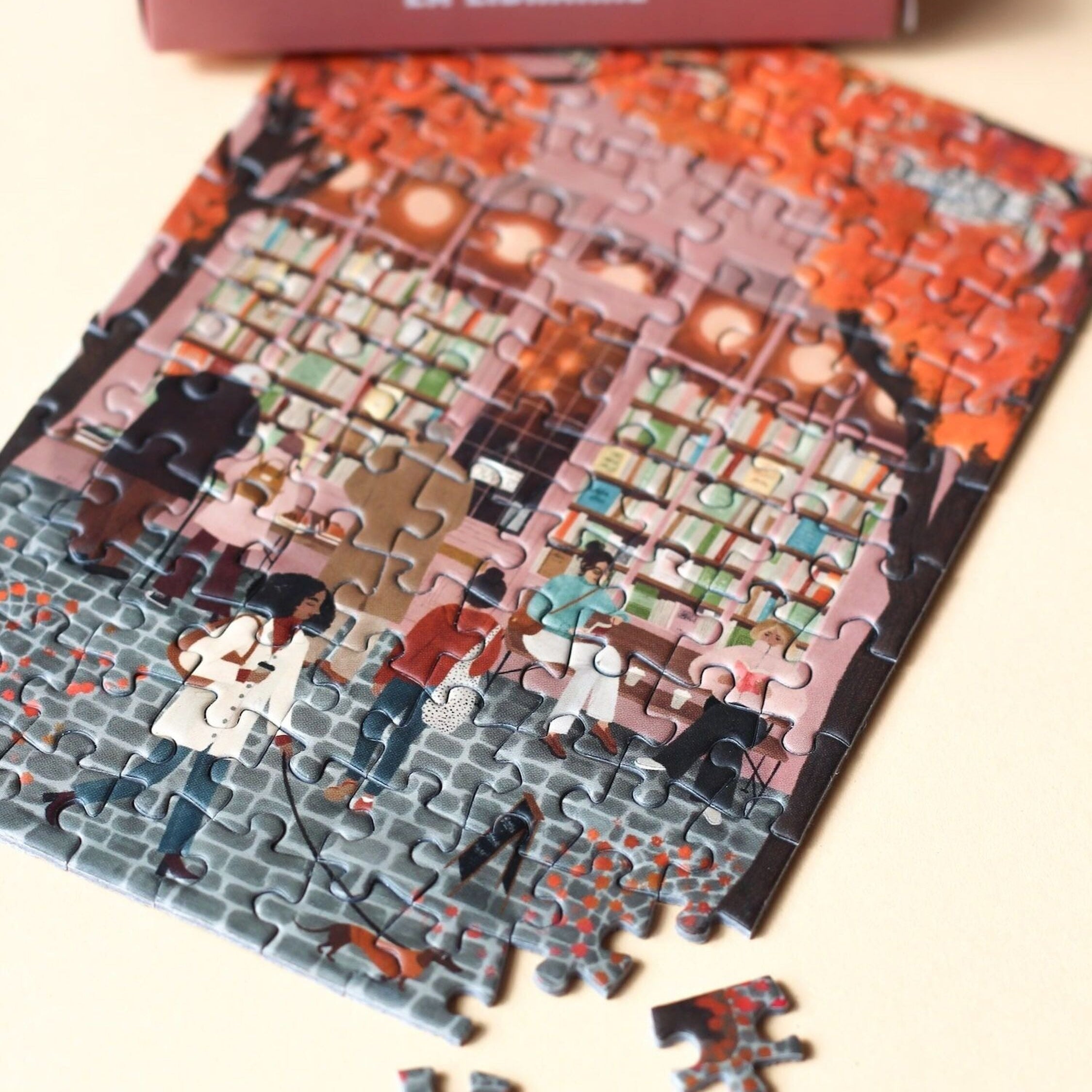 Piecely, Mini Puzzle 99 pièces - La Librairie