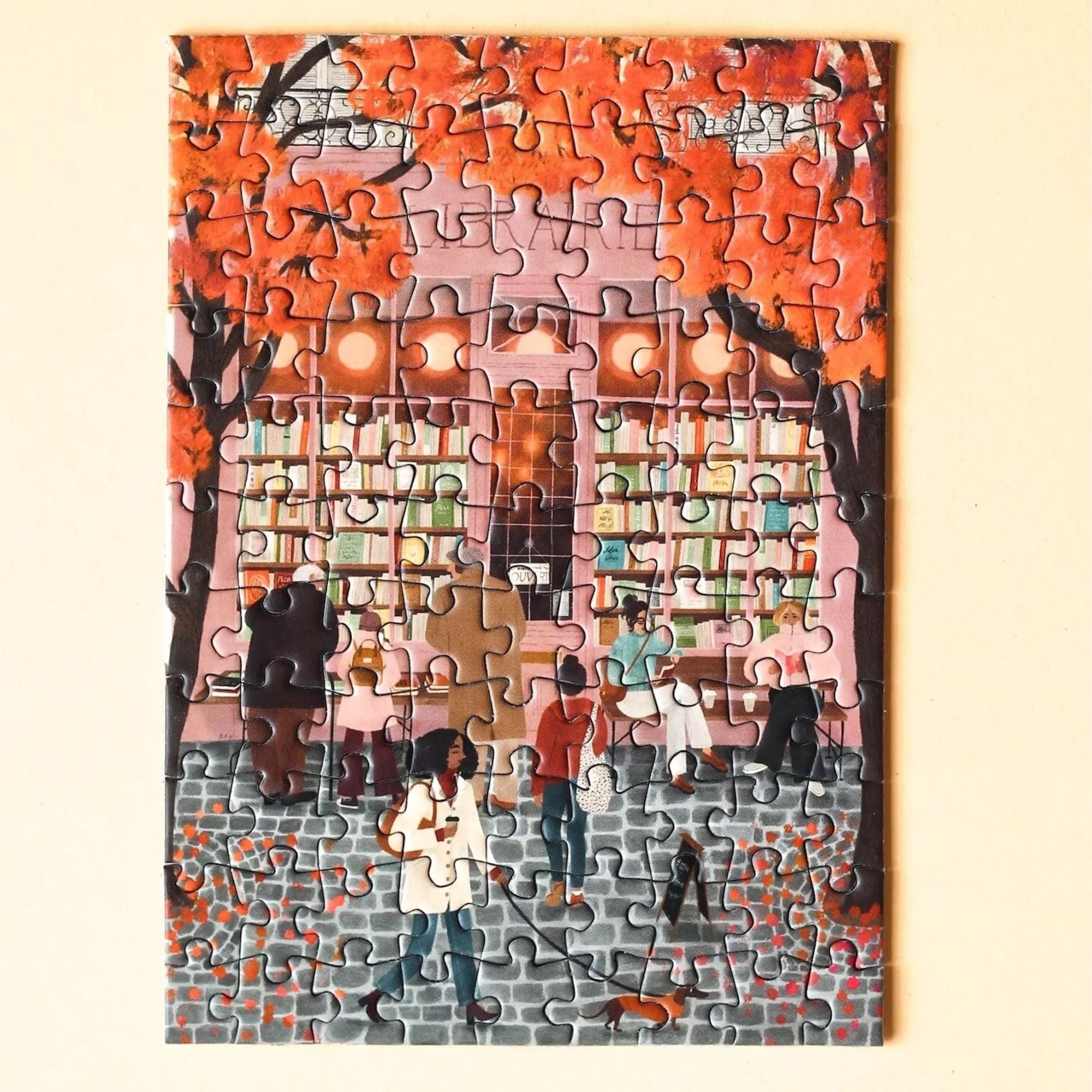 Piecely, Mini Puzzle 99 pièces - La Librairie