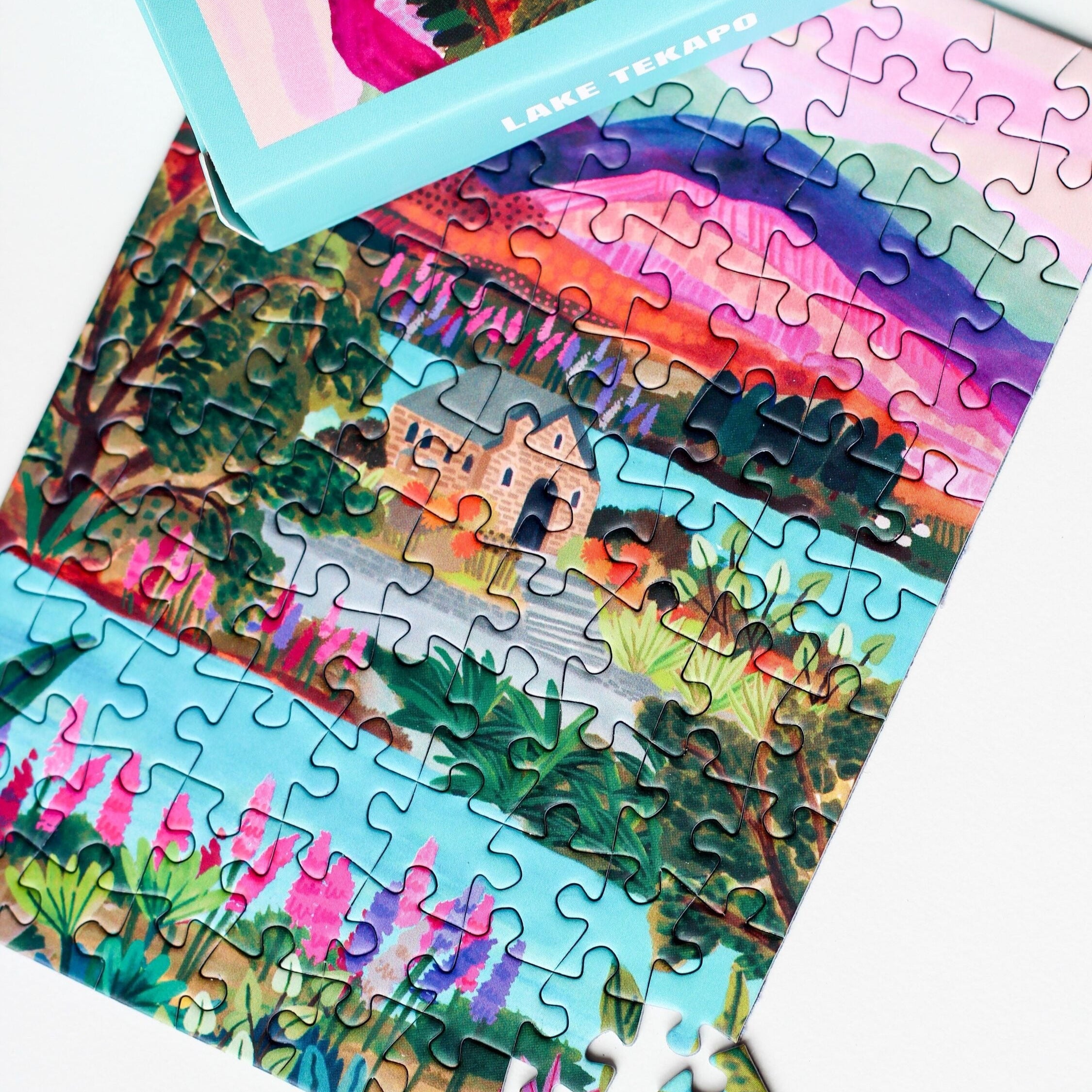 Piecely, Mini Puzzle 99 pièces - Lac Tekapo