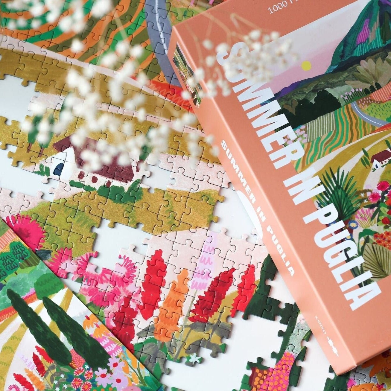 Puzzle Piecely 1000 pièces - Été dans les Pouilles