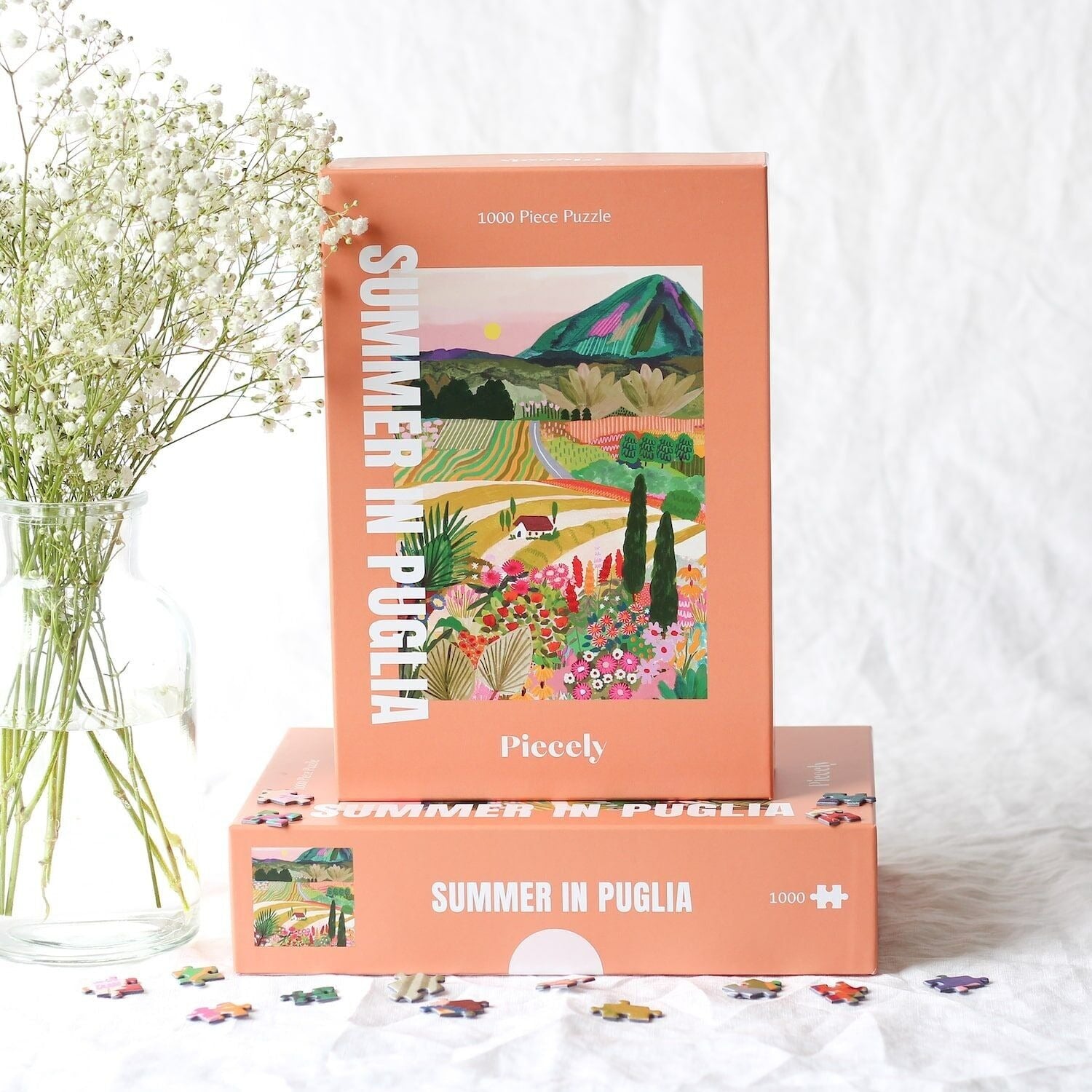 Puzzle Piecely 1000 pièces - Été dans les Pouilles