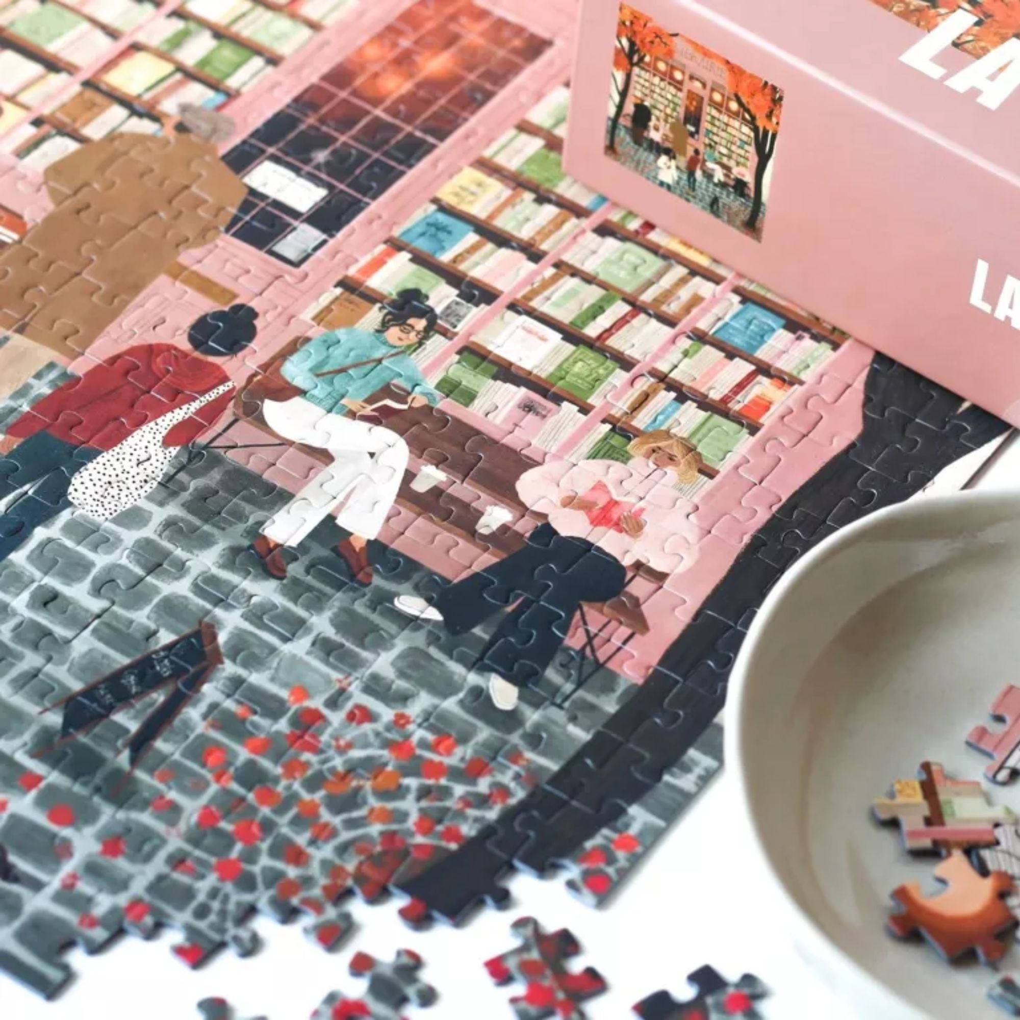 Puzzle Piecely 1000 pièces -  La Librairie