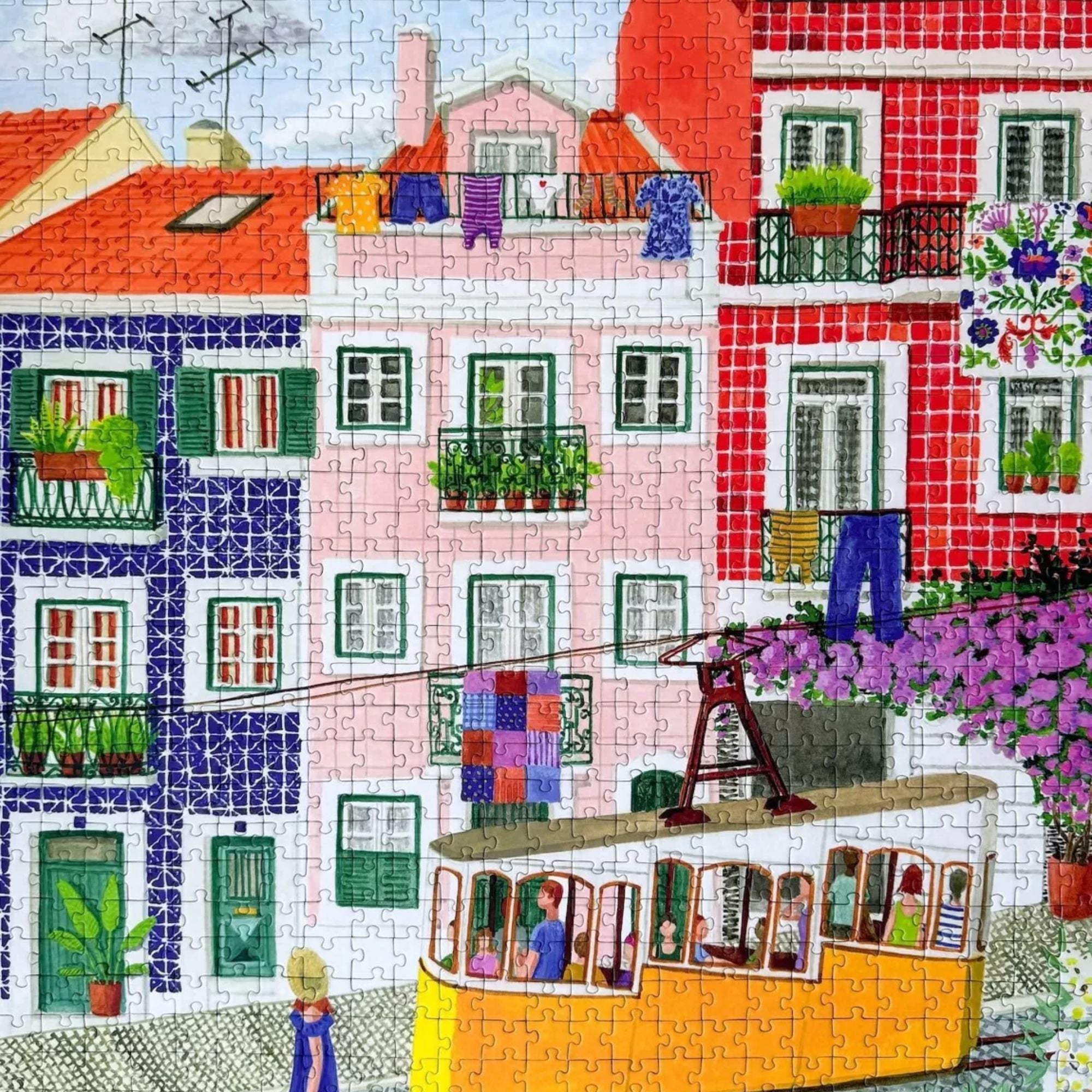 Puzzle Piecely 1000 pièces - Lisbonne