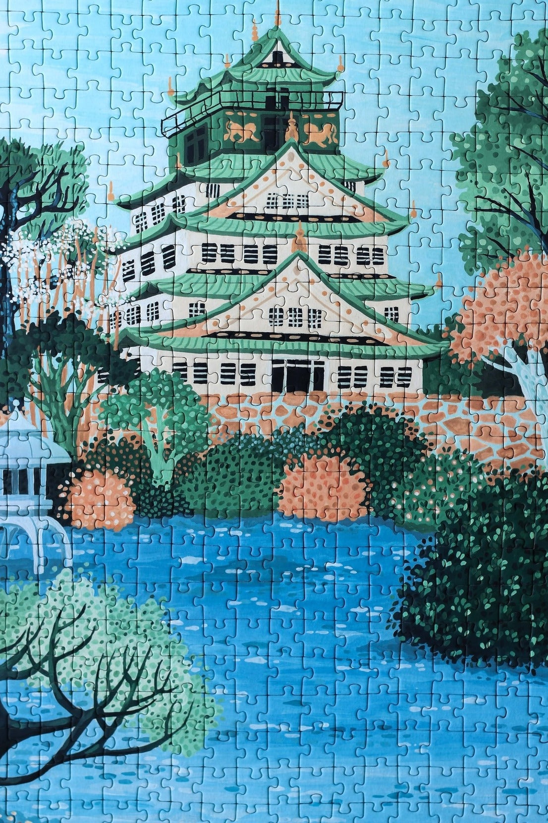 Puzzle Piecely 500 pièces - Osaka Castle