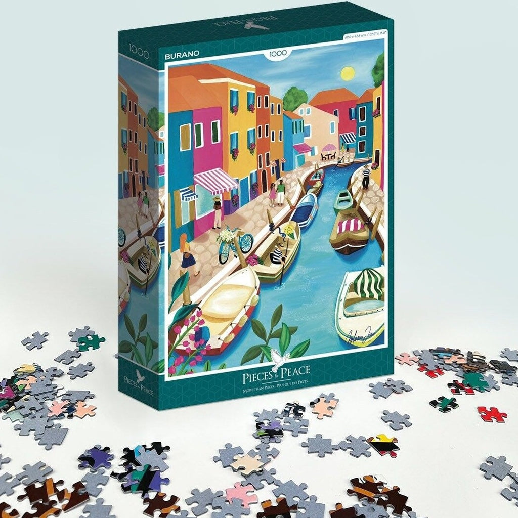 Puzzles Pieces and Peace 1000 pièces - Burano