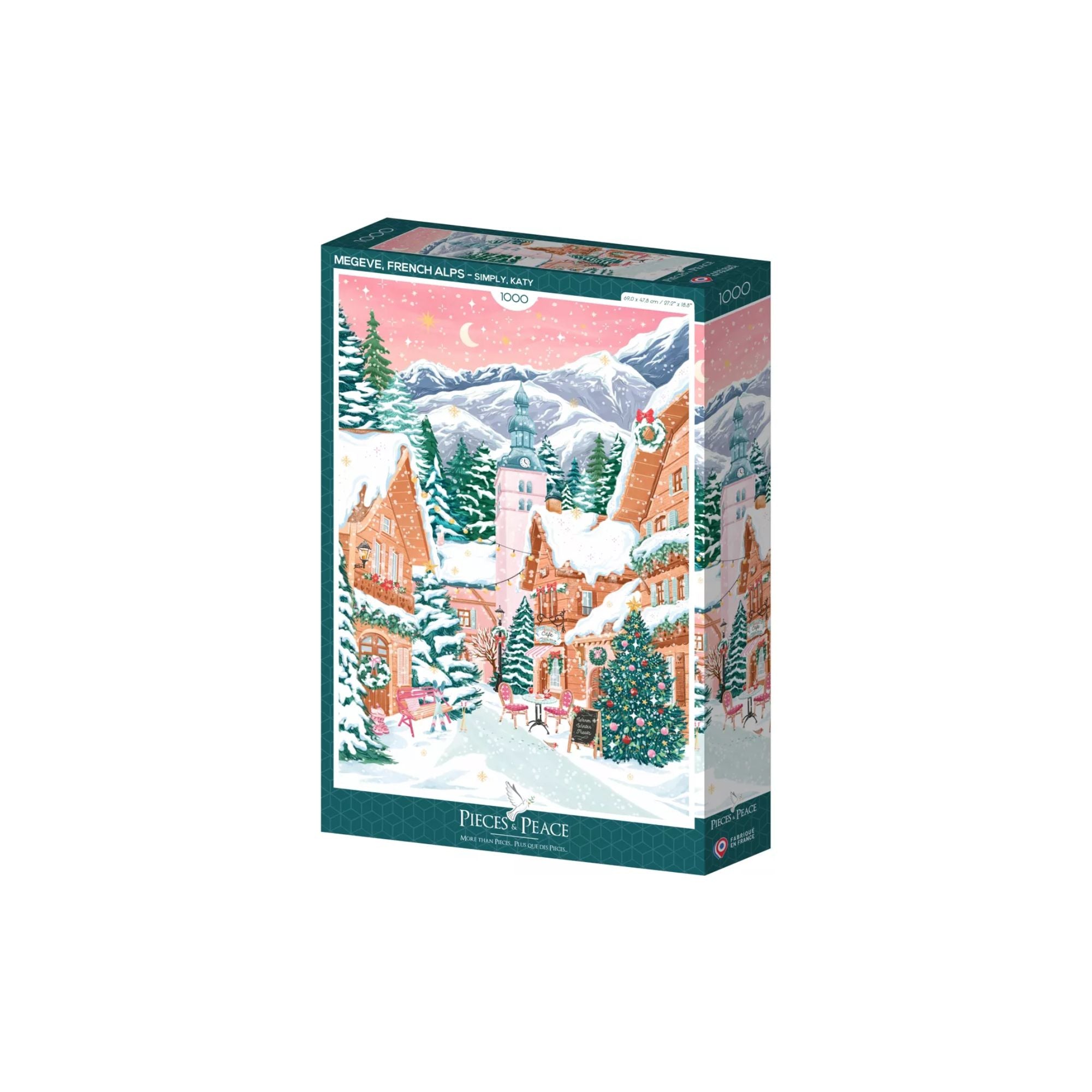 Puzzles Pieces and Peace 1000 pièces - Megève, Alpes Françaises