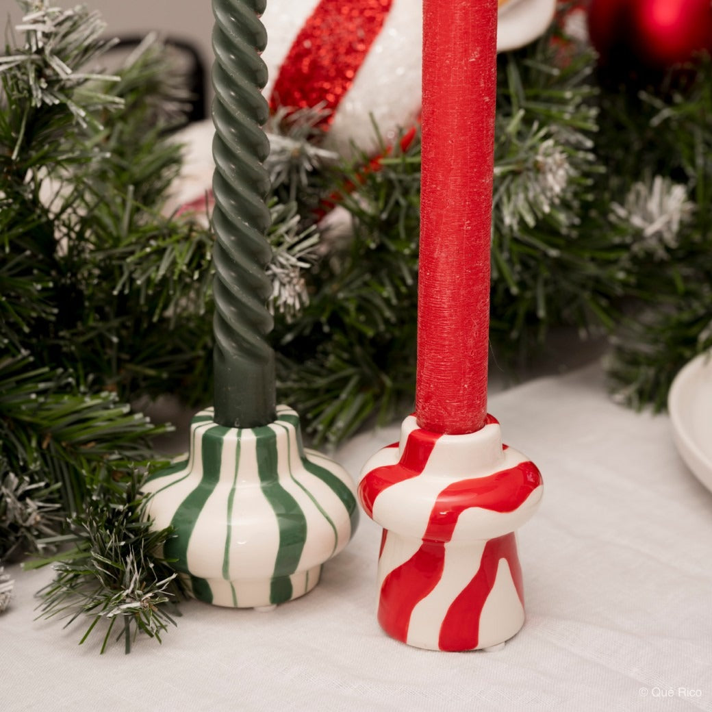 Qué Rico, Bougeoir Isidro - Rayas bailarinas