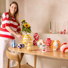 Qué Rico, Vase Carolina - Bold & Blue