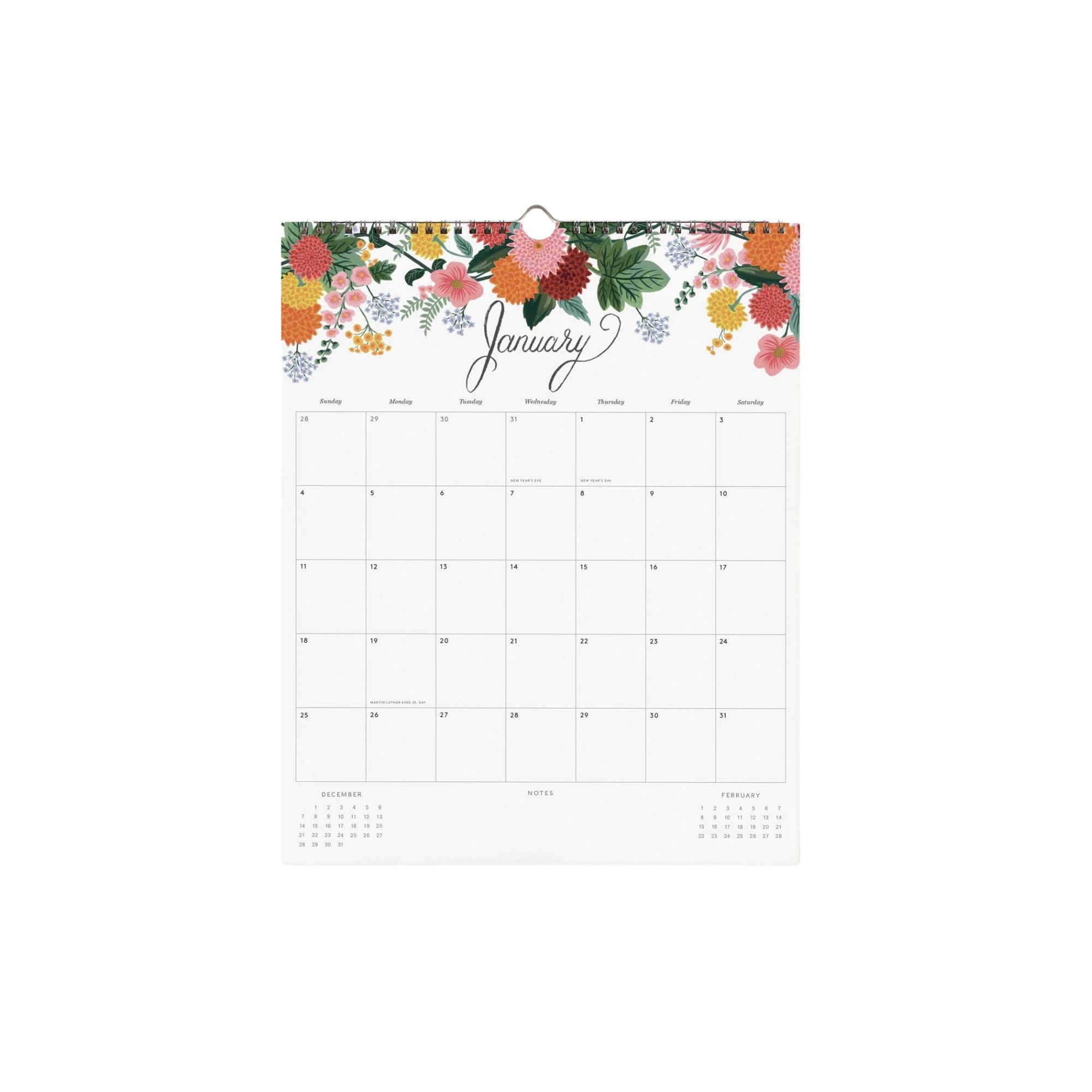 Rifle Paper Co, Calendrier 2026 - Dahlia