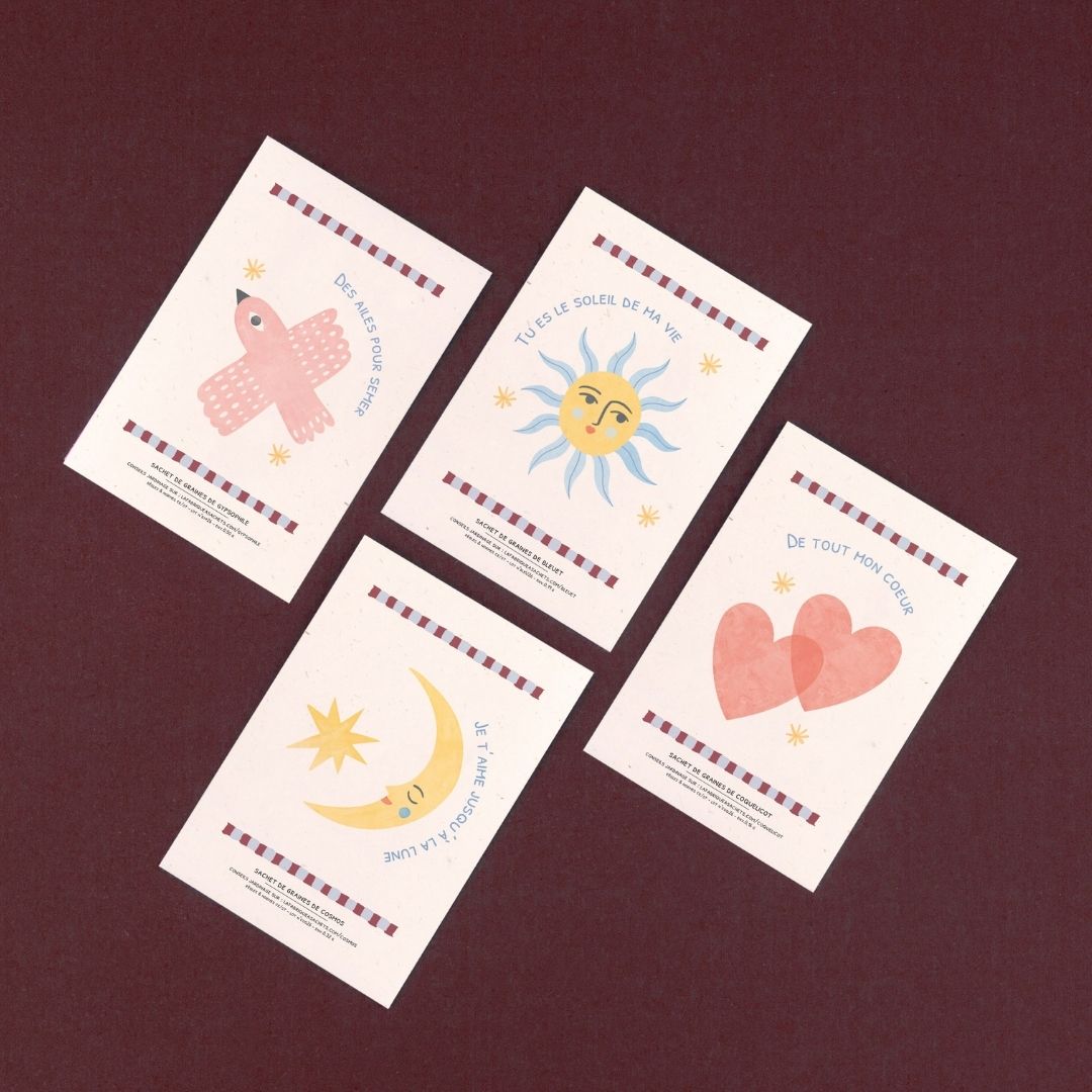 La Fabrique à Sachets, Sachet de graines de Bleuet - Tu es le soleil de ma vie